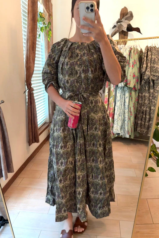 Evergreen Bloom Dress