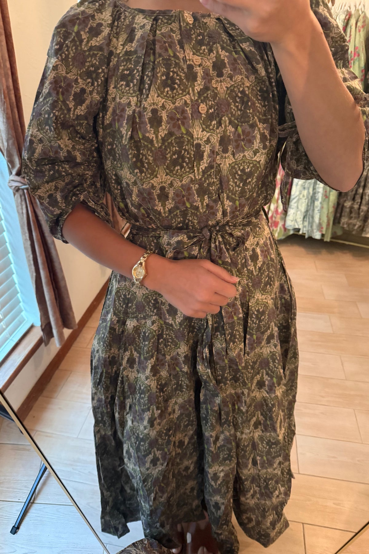 Evergreen Bloom Dress